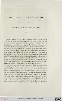 5: Exposition de tableaux modernes au profit de la caisse de secours des artistes peintres, statuaires, architectes, [2]