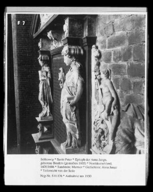 Epitaph der Anna Junge, geborene Broders (gestorben 1605)
