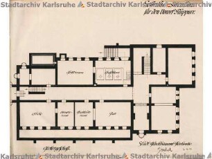 Beichel, Friedrich. Schulhausneubau Rüppurr