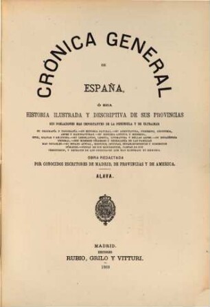 Crónica de la provincia de Alava