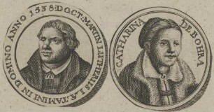 Bildnis von Martin Lutherus und Catharina De Bohra