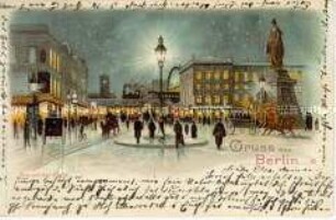 Der Alexanderplatz bei Nacht