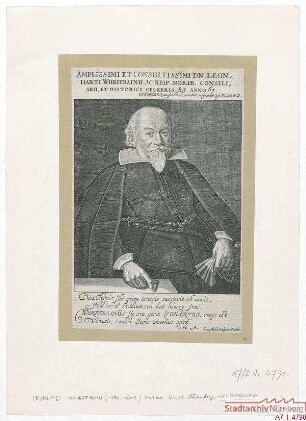 Leonhard Wurfbain, Ratskonsulent, Historiker