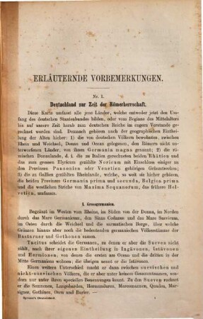 Dr. K. von Spruner's Historisch-geographischer Schul-Atlas von Deutschland