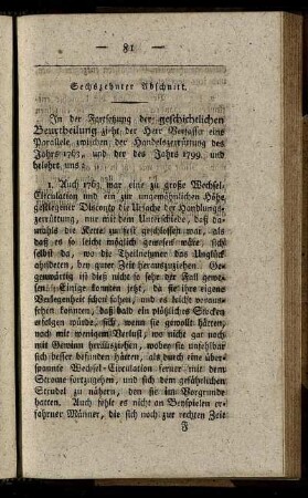 Sechszehnter Abschnitt. - Zwanzigster Abschnitt.