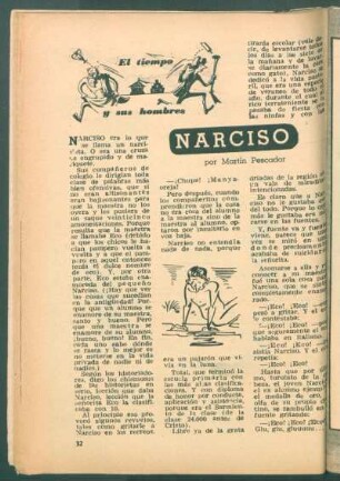 Narciso : El tiempo y sus hombres