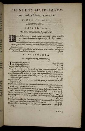 Elenchus materiarum quae toto hoc Opere continentur.