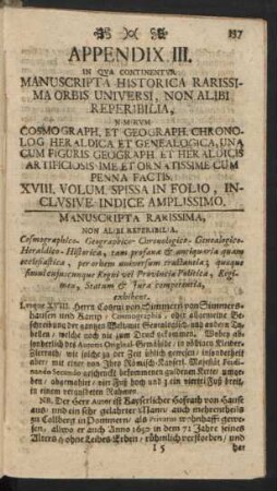 Appendix III.