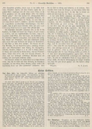 279-286 Kleine Kritiken