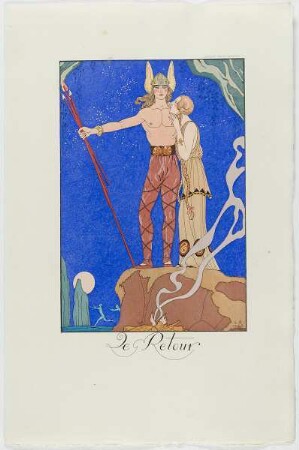 "Le Retour", aus dem Mode-Almanach "Falbalas et Fanfreluches 1924"