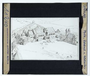 Kaiserpfalz Goslar (Rekonstruktionszeichnung)