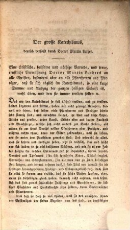 Dr Martin Luther's großer Catechismus : Edit von Dr Joh. Andr. Detzer
