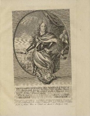 Illustration: Portrait Eberhadvs Lvdovicvs Dvx Wirtemb.