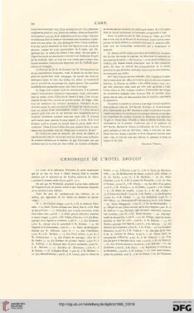 Chronique de l'hôtel Drouot
