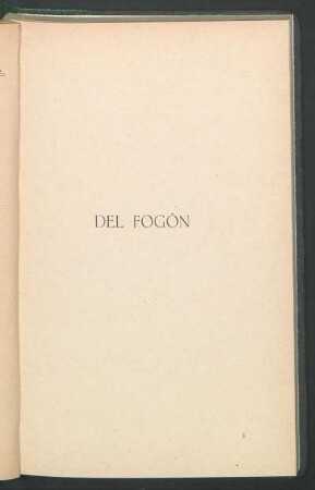 Del Fogón
