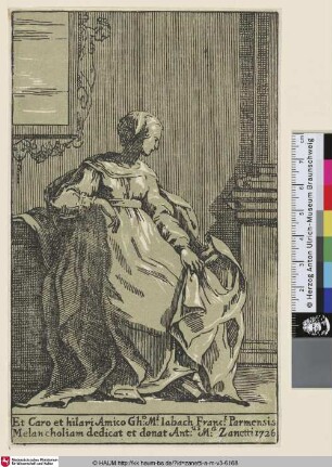 [Une dame assise dans une chambre; A Woman Seated in a Room; Melancholia]