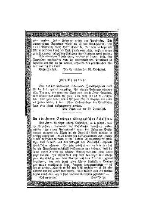 An die Verleger pädagogischen Schriften