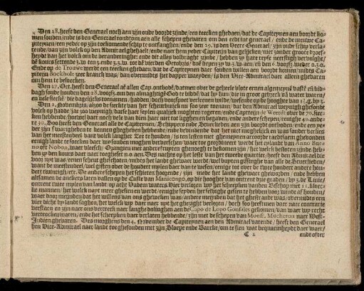 Den 27. Oct. [1598] - eersten Januarii 1599