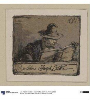 Ex libris Josef Sattler