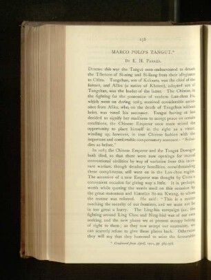 Marco Polo's Tangut.