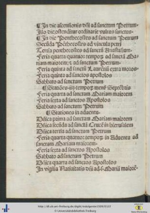 In vigilia nativitatis domini ad mariam maiorem.