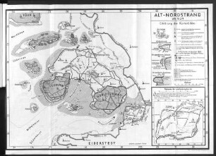 Karte: Alt-Nordstrand um 1634