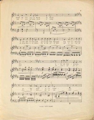 Vier Gesänge : für 1 Singstimme mit Begl. d. Pianoforte ; op. 43, 2. Die Mainacht