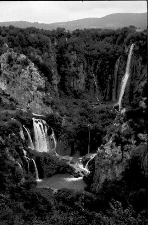Plitwitzer Seen: [Wasserfall] Ausschnitt