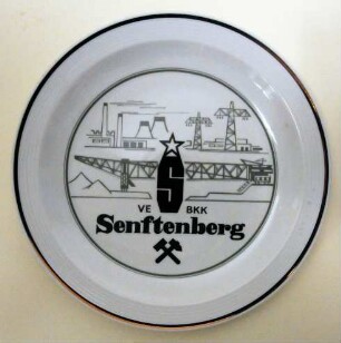 Porzellanteller "VE BKK Senftenberg"