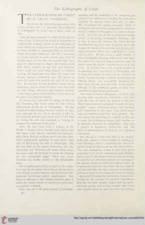 The lithographs of corot