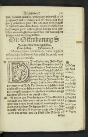 Die Offenbarung S. Joannis des Evangelisten.