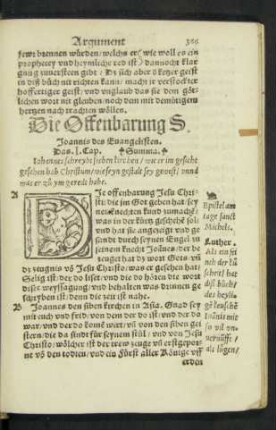 Die Offenbarung S. Joannis des Evangelisten.