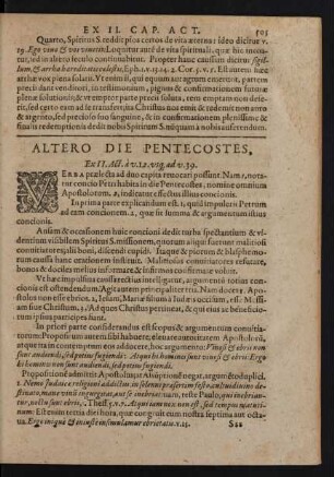 Altero Die Pentecostes,