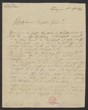 Brief an Carl Friedrich Peters : 08.11.1827