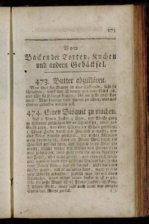 473. Butter abzuklären. - 532. Eine Citronentorte zu machen.