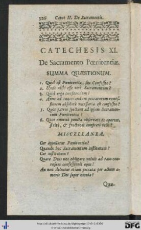 Catechesis XI. De Sacramento Poenitentiae.