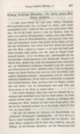 247-255 Einige kirchliche Wünsche, die einen guten Ort finden möchten