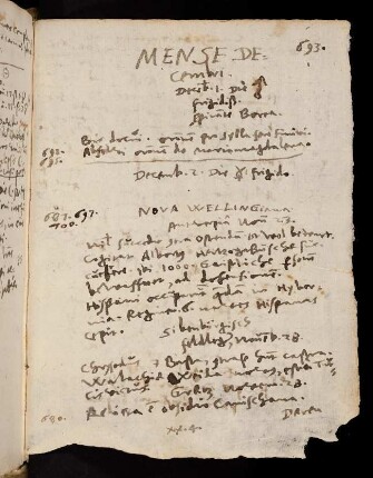 693-718, Mense Decembri