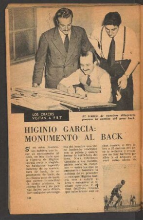 Higinio García: Monumento al back : Los cracks visitan a PBT
