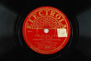 Solveigs Lied : "Peer Gynt" / Grieg