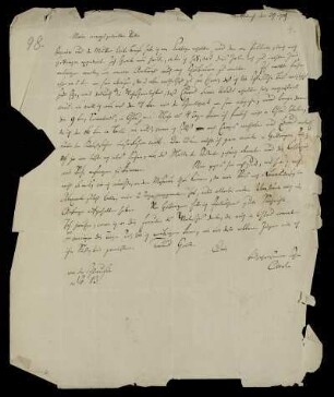 Nr. 94: Brief von Karl Otfried Müller an seinen Vater, Berlin, 29.9.1830