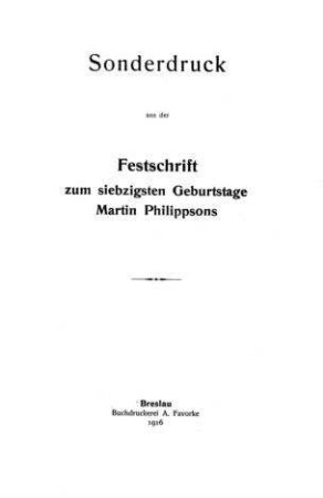 Aus der Geschichte der Juden in Regensburg von der Mitte des 15. Jahrhunderts bis zur Vertreibung im Jahre 1519 / von A. Freimann