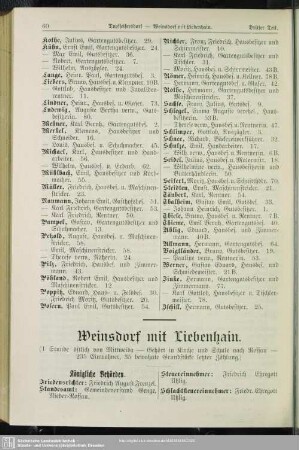 Weinsdorf mit Liebenhain