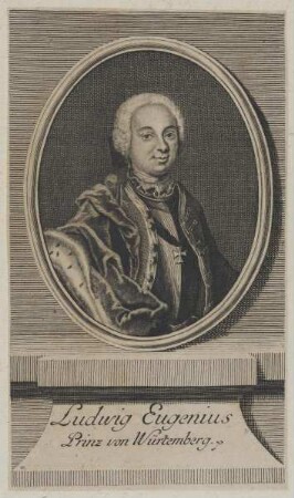 Bildnis des Ludwig Eugenius von Würtemberg