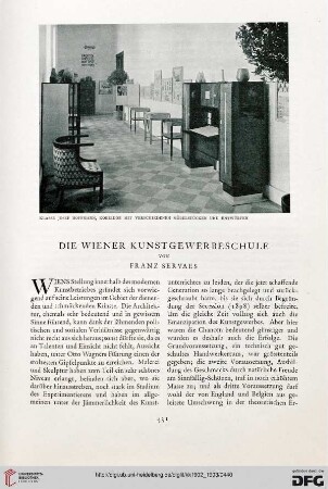 Die Wiener Kunstgewerbeschule