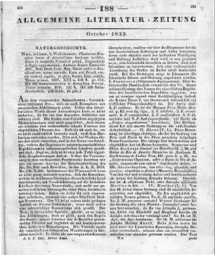Pohl, J. B. E.: Plantarum Brasiliae icones et descriptiones hactenus ineditae. Iussu et auspiciis Francisci Primi, imperatoris et regis augustissimi. T. 1-2. Wien: Wallishauser 1827-31