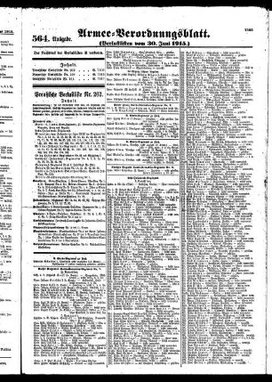 564.Ausgabe. Mittwoch, 30. Juni 1915