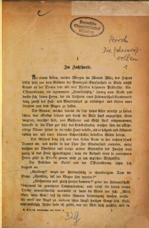 Die Geheimnissvollen oder Freimaurer und Jesuit : Roman von Arthur Storch, 1
