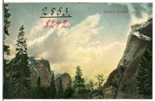Yosemite. Storm in Yosemite, Cal.