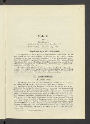 Malaria